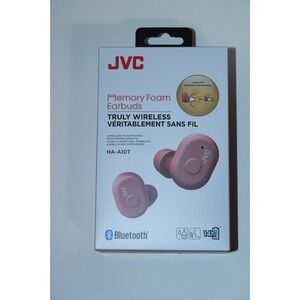 JVC HA-A10T Pink Truly Wireless Memory Foam Earbuds Brand New in Box